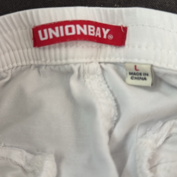 UNIONBAY Maribeth Sateen White Shorts size Large - Picture 4 of 4